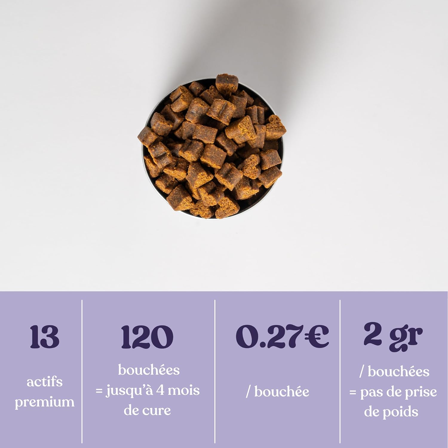 Anti-stress food supplement for dogs