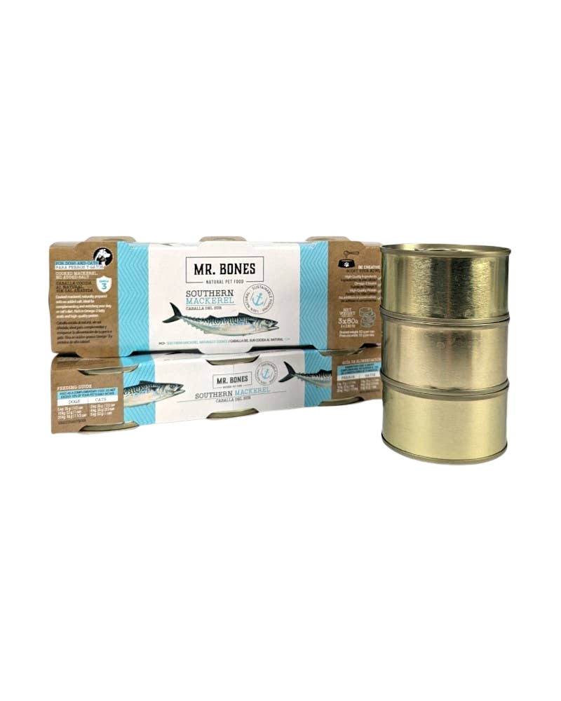 Cooked Mackerel Topper for Dogs and Cats