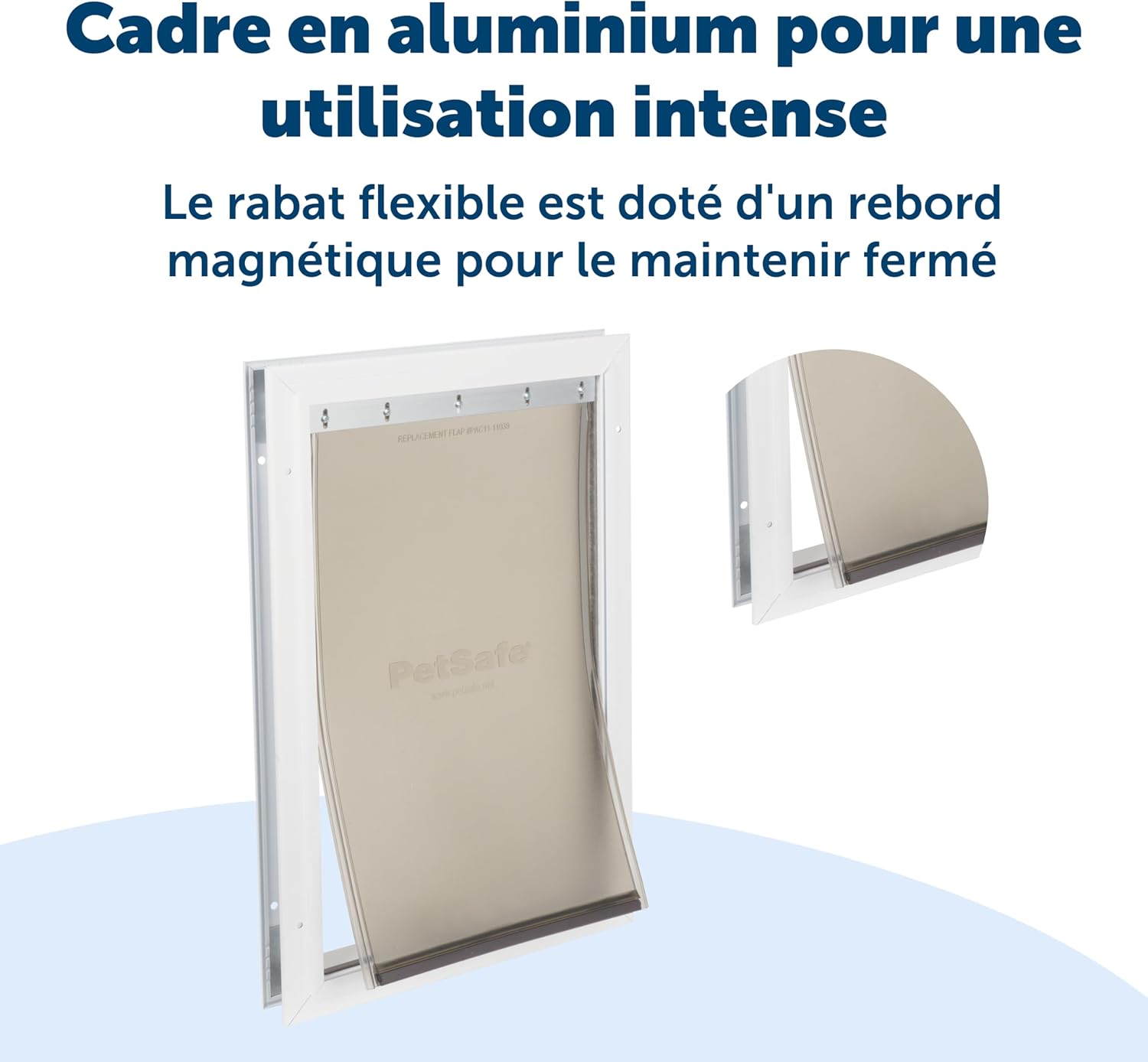 Staywell aluminum passage door with magnetic shutter
