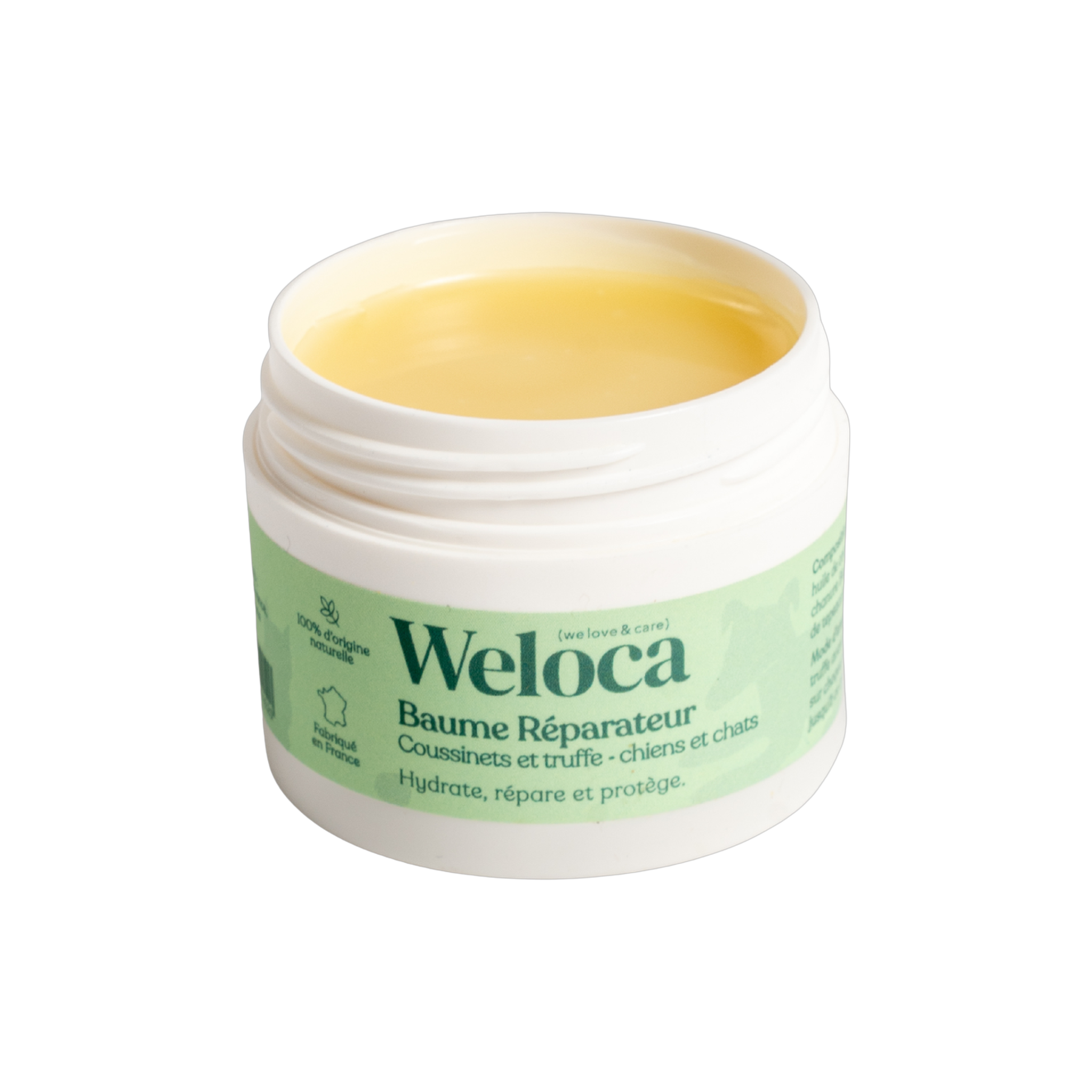 Natural repair balm for paw pads and nose