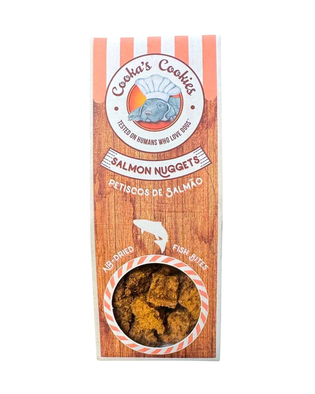 Dried salmon bites
