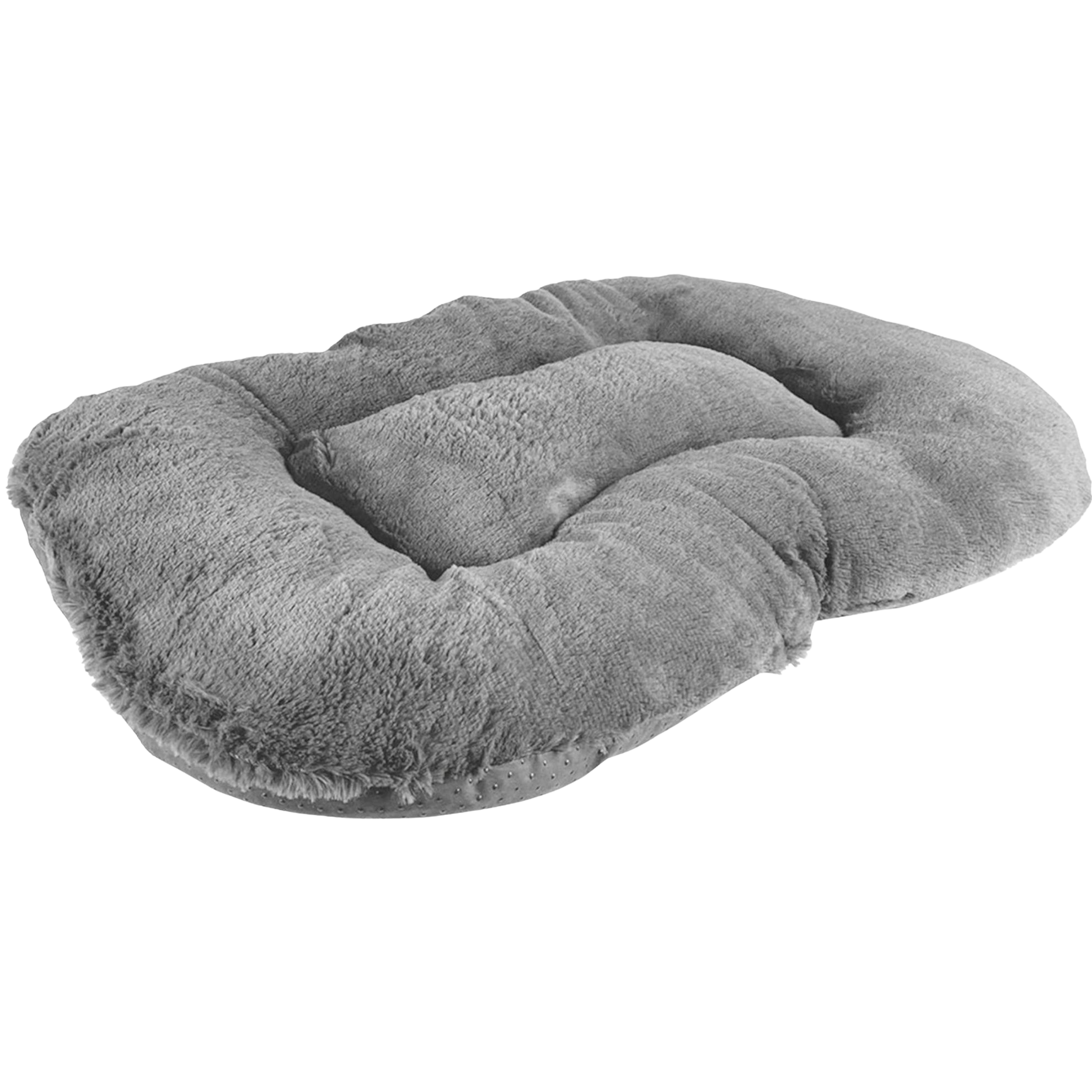 Oval padded non-slip cushion for dogs and cats