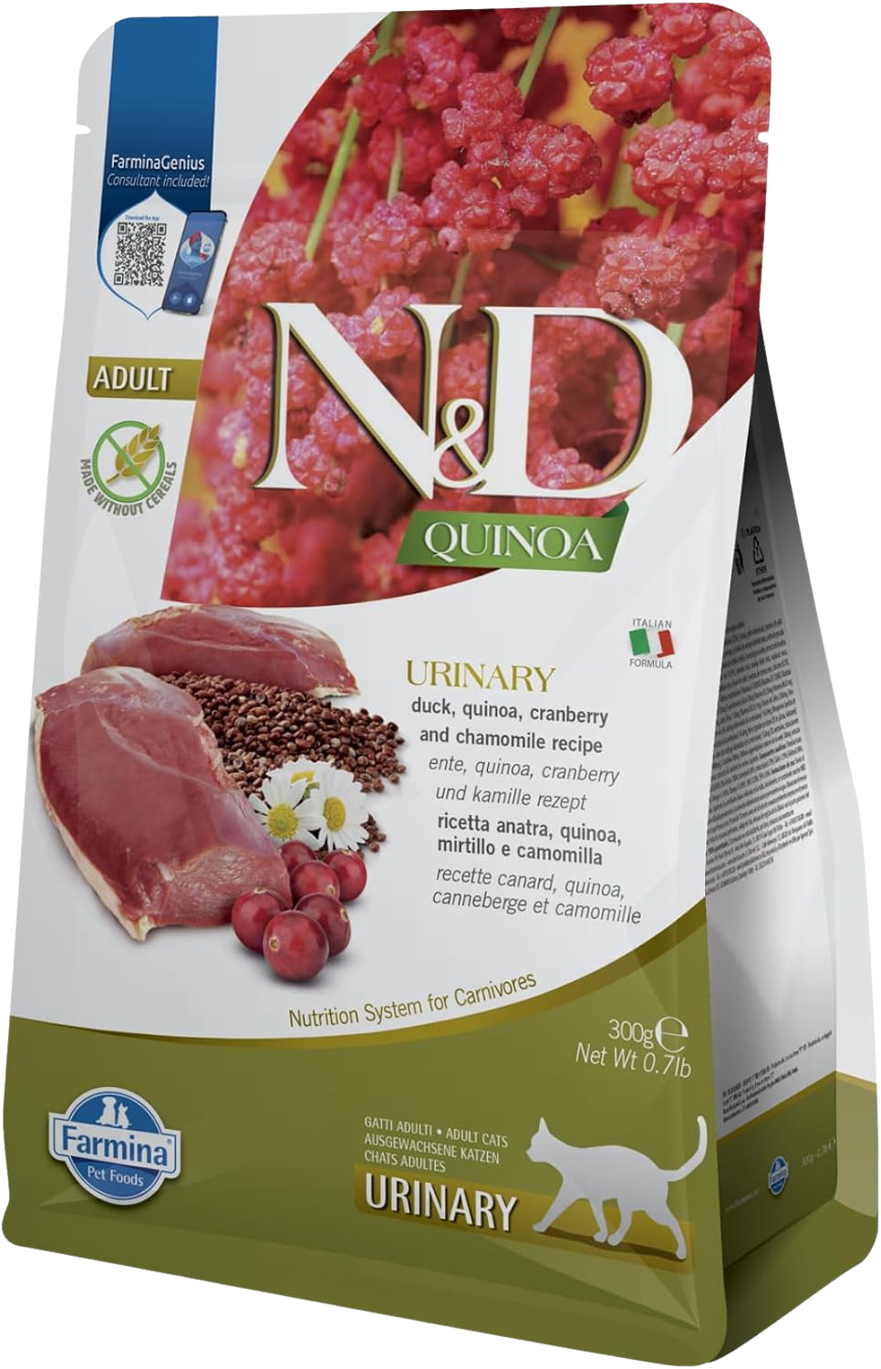 Adult Cat Urinary Health Duck and Quinoa Kibble