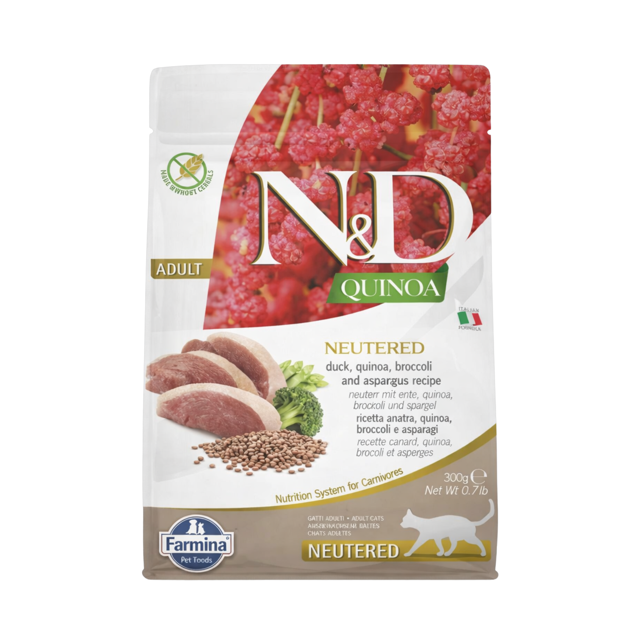 Duck and Vegetable Kibble for Sterilized Adult Cats