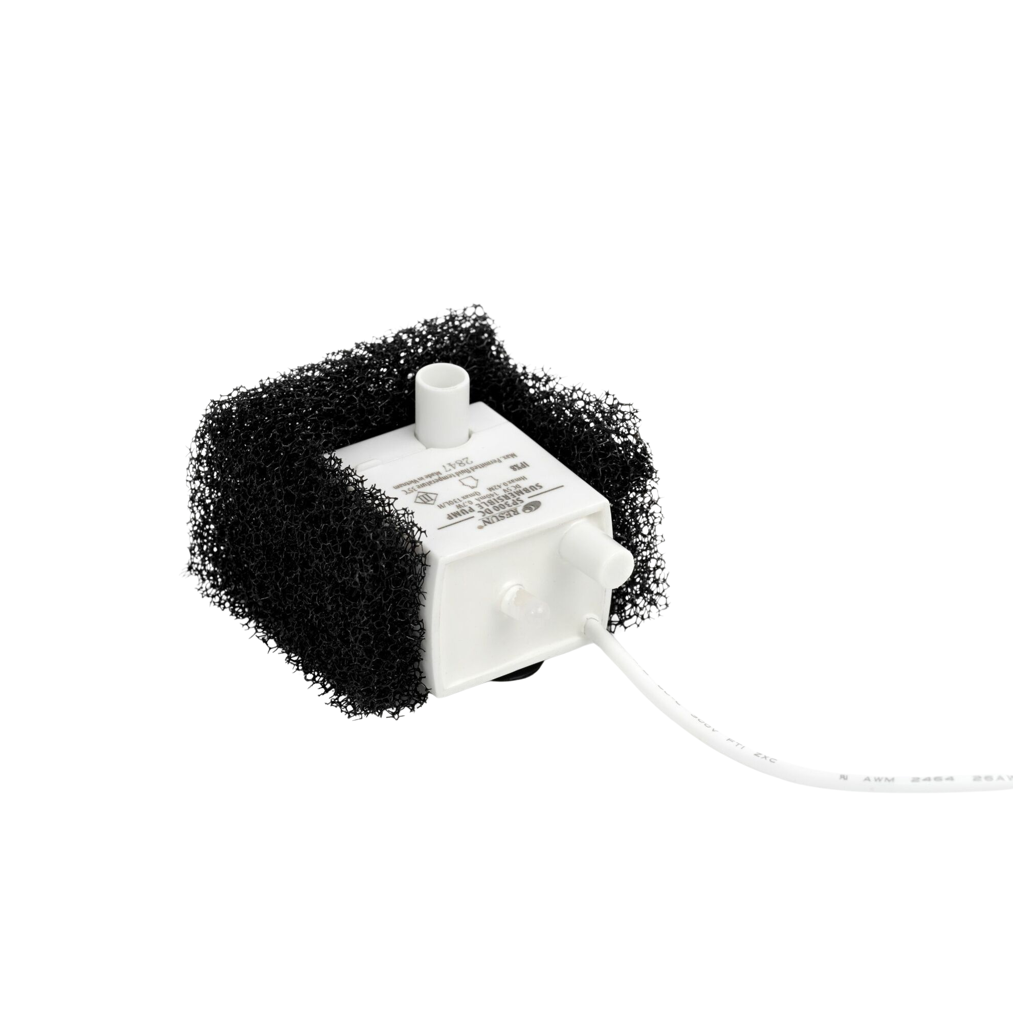 Viva silent water fountain with dual filtration