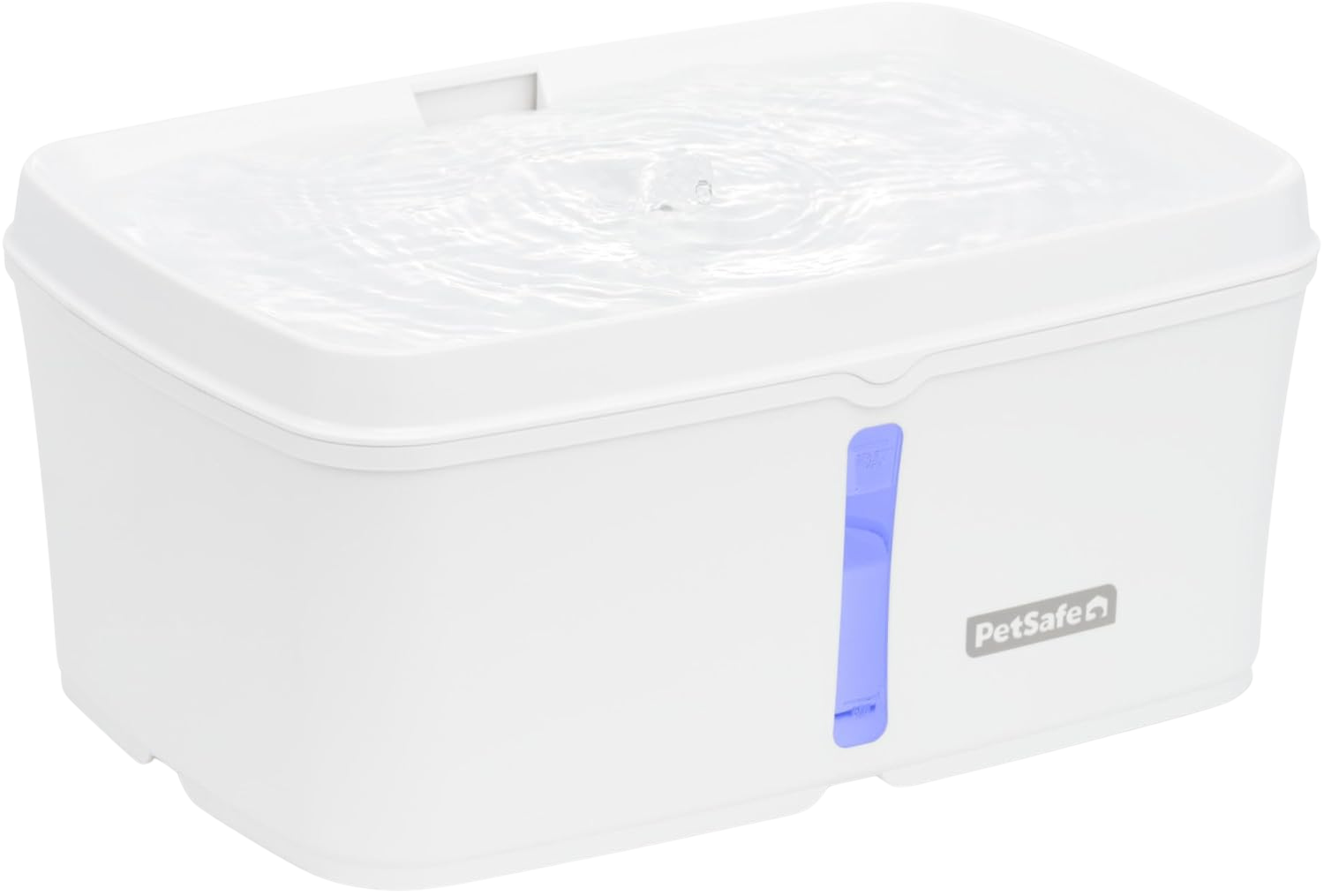 Viva silent water fountain with dual filtration