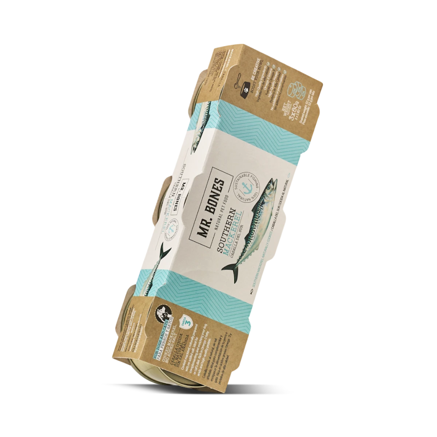 Cooked Mackerel Topper for Dogs and Cats
