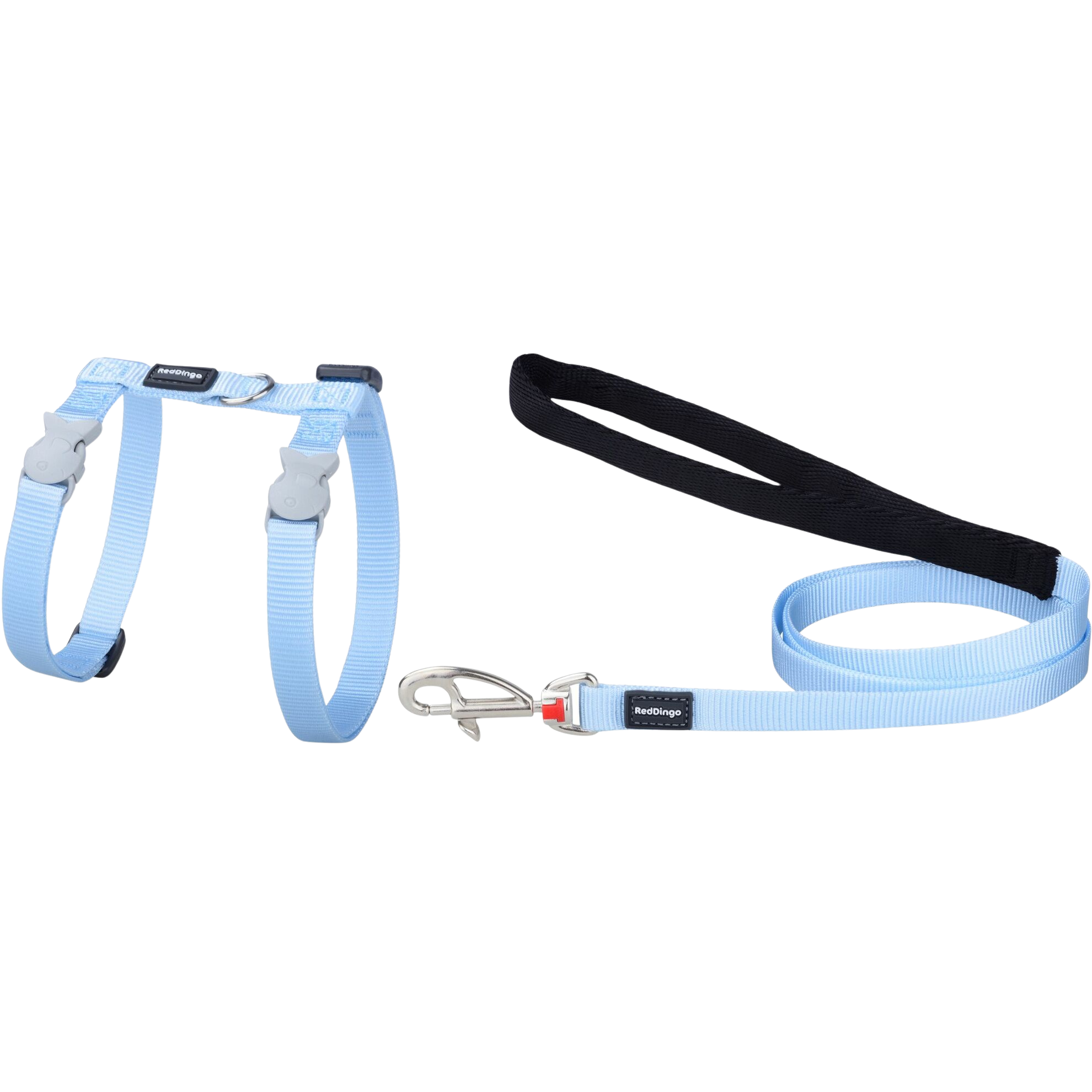 Pastel nylon harness and leash set