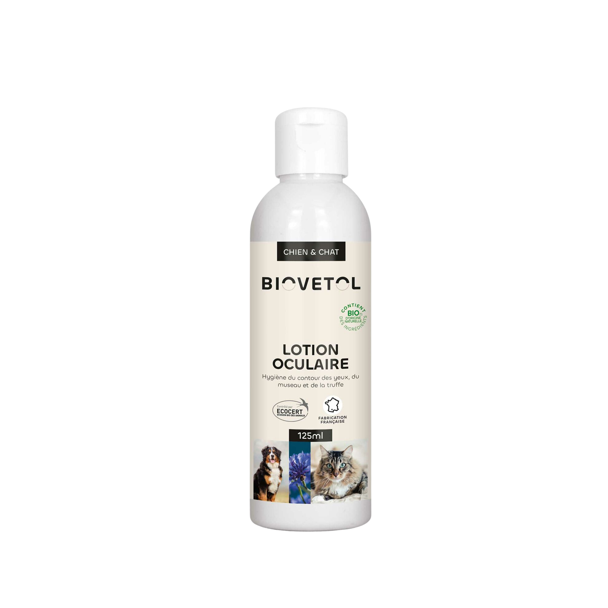 Organic floral water eye lotion