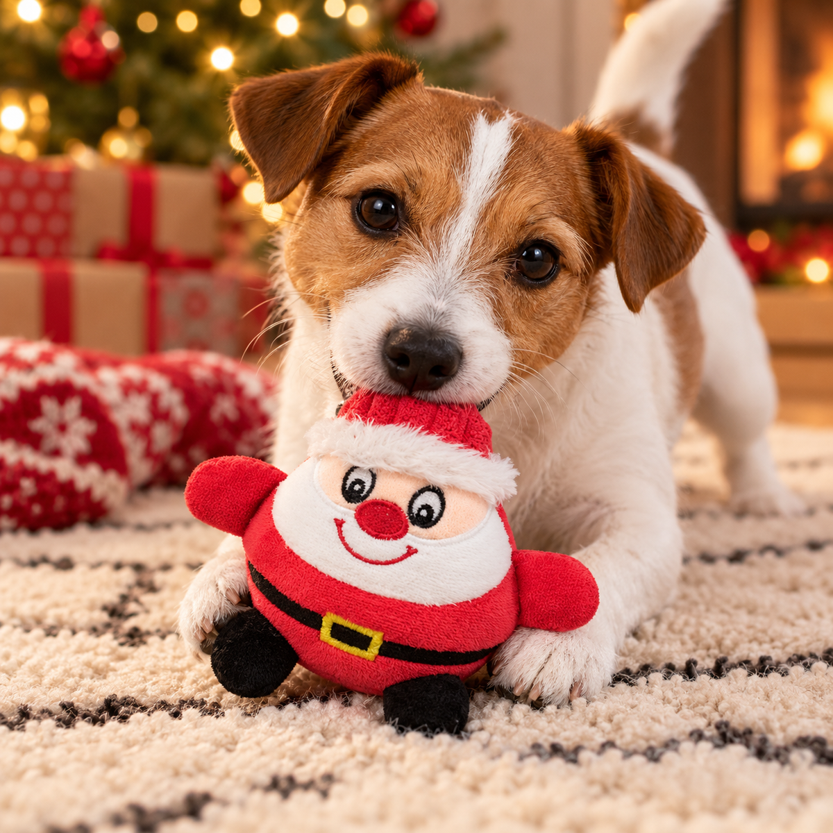 Sounding Santa Plush Toy