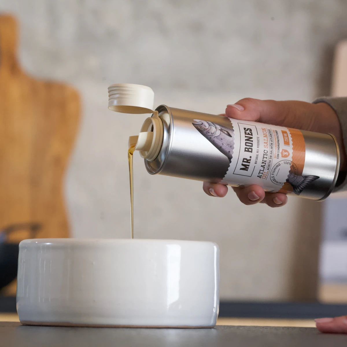 Salmon oil with chondroprotectors