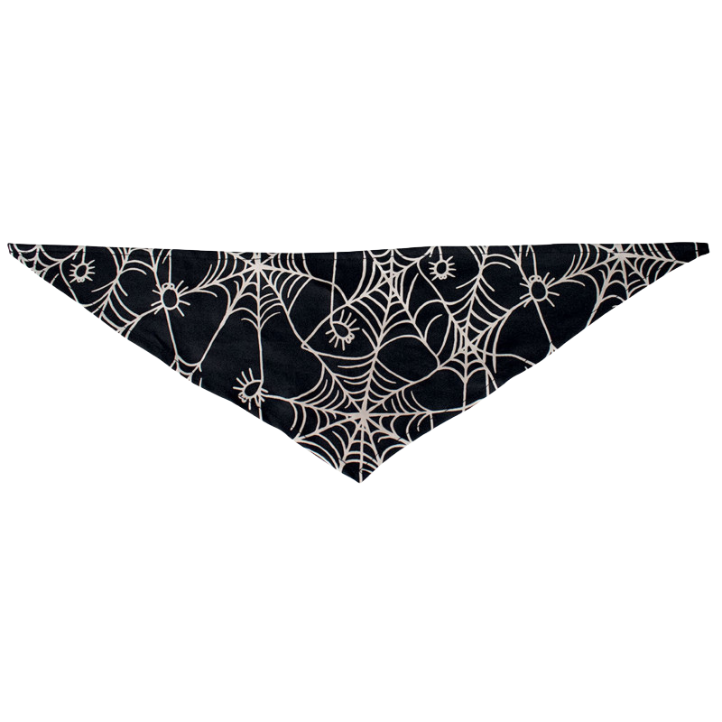 Bandana phosphorescent toiles d’araignées pour chiens