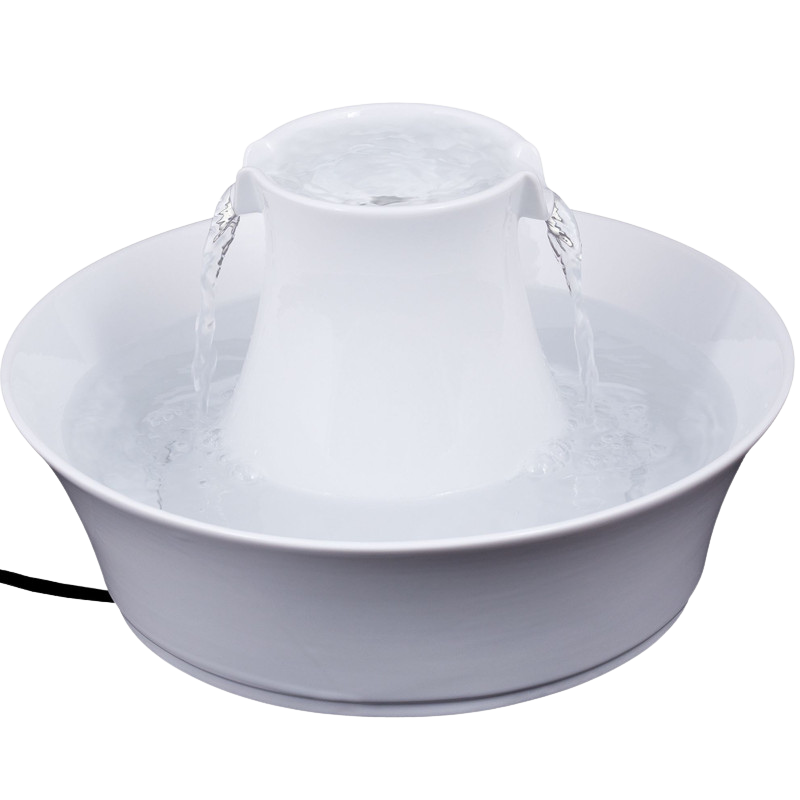 Drinkwell® Avalon Ceramic Pet Fountain, 2 L, for Dogs and Cats