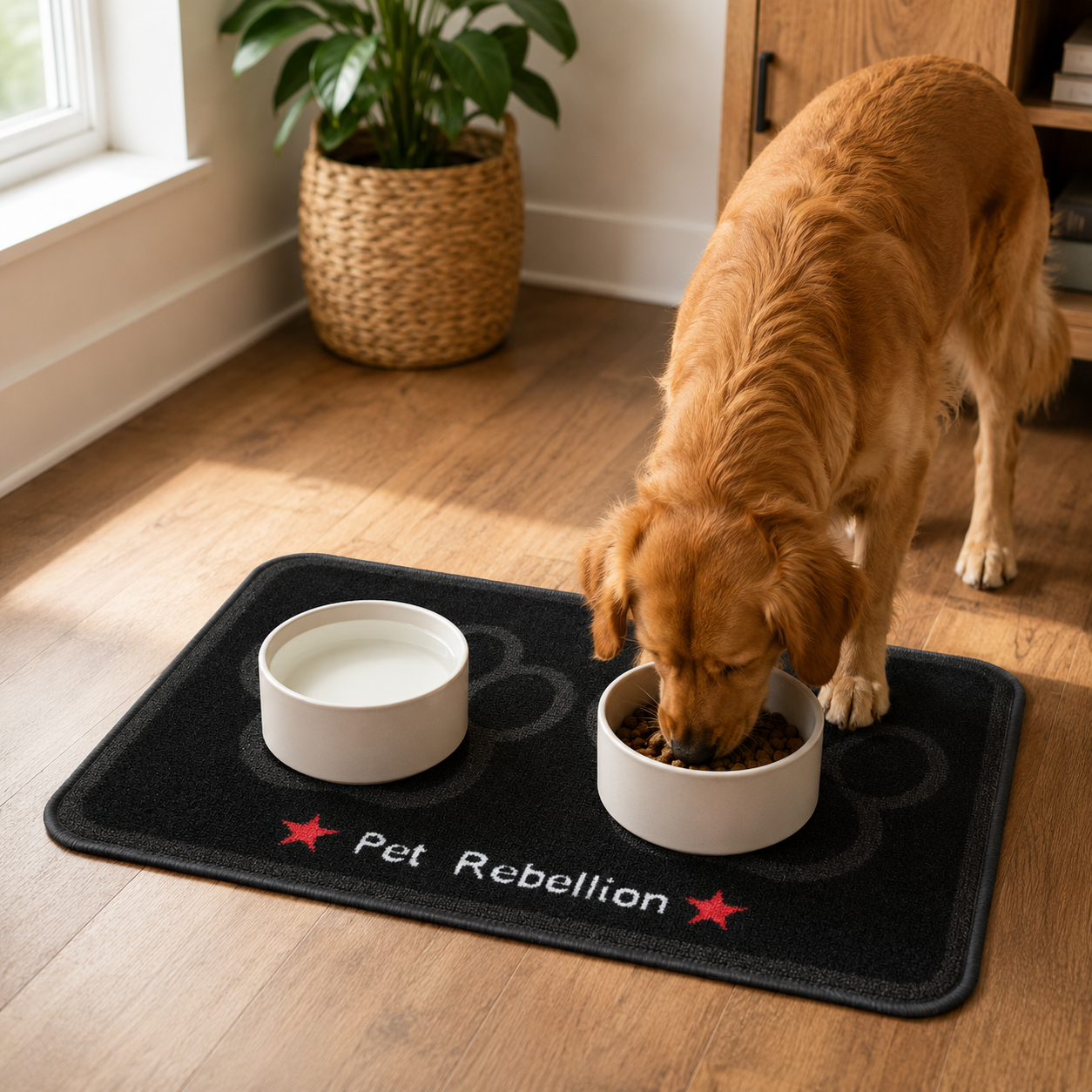 Absorbent non-slip meal mat