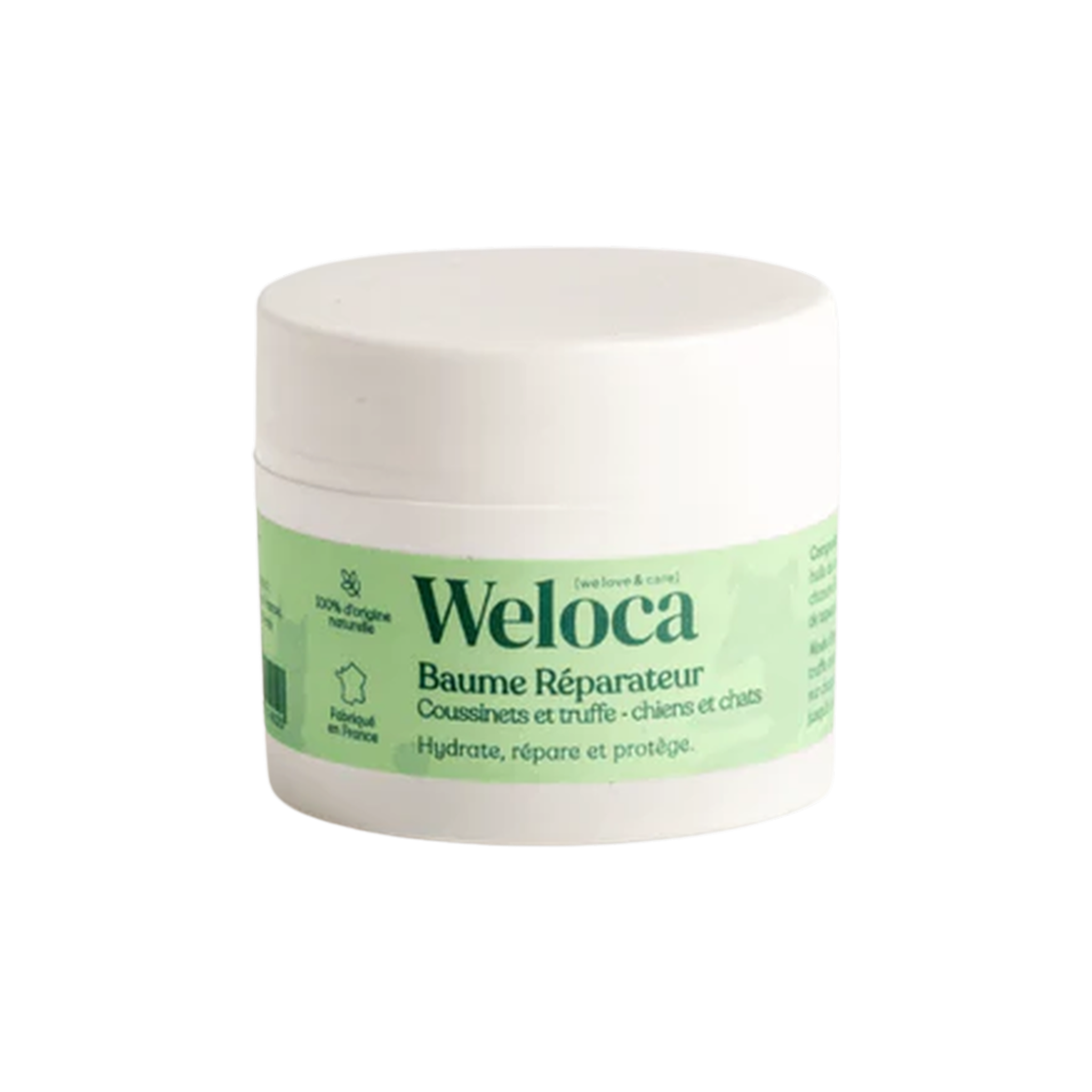 Natural repair balm for paw pads and nose