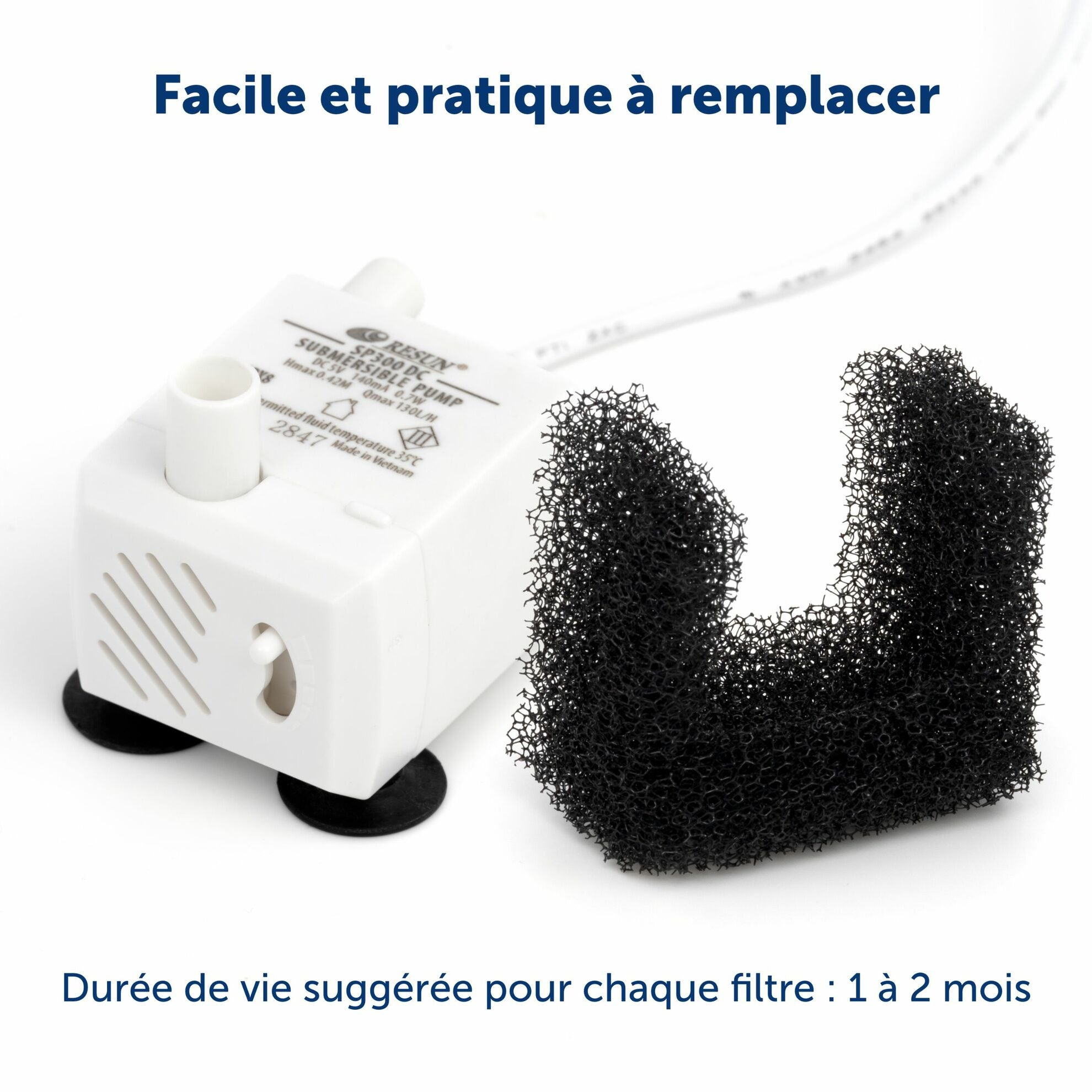 Pack of 2 foam filters for Petsafe Viva fountain