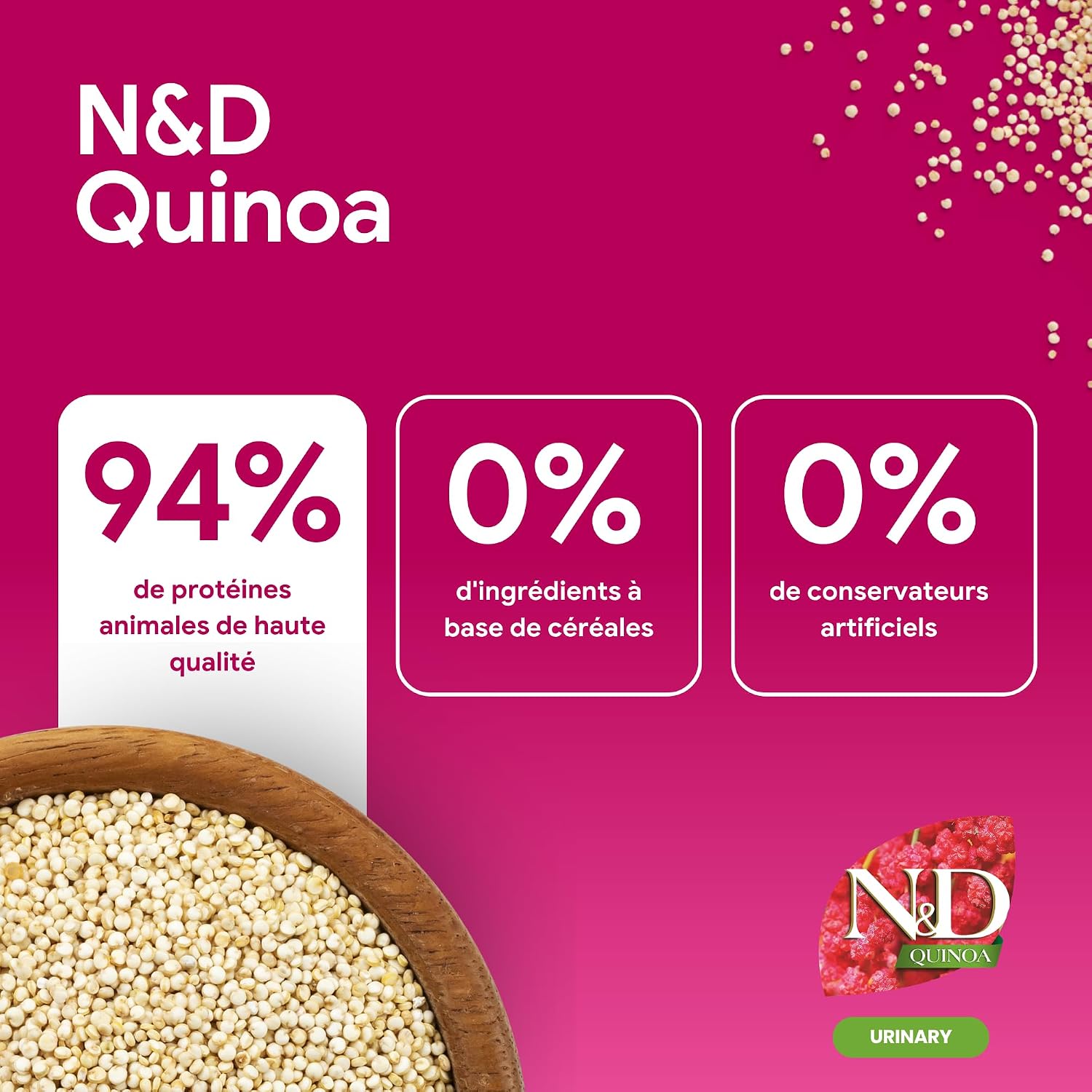 Adult Cat Urinary Health Duck and Quinoa Kibble