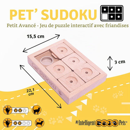 Wooden mini Sudoku puzzle – advanced level