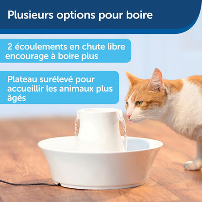Drinkwell® Avalon Ceramic Pet Fountain, 2 L, for Dogs and Cats