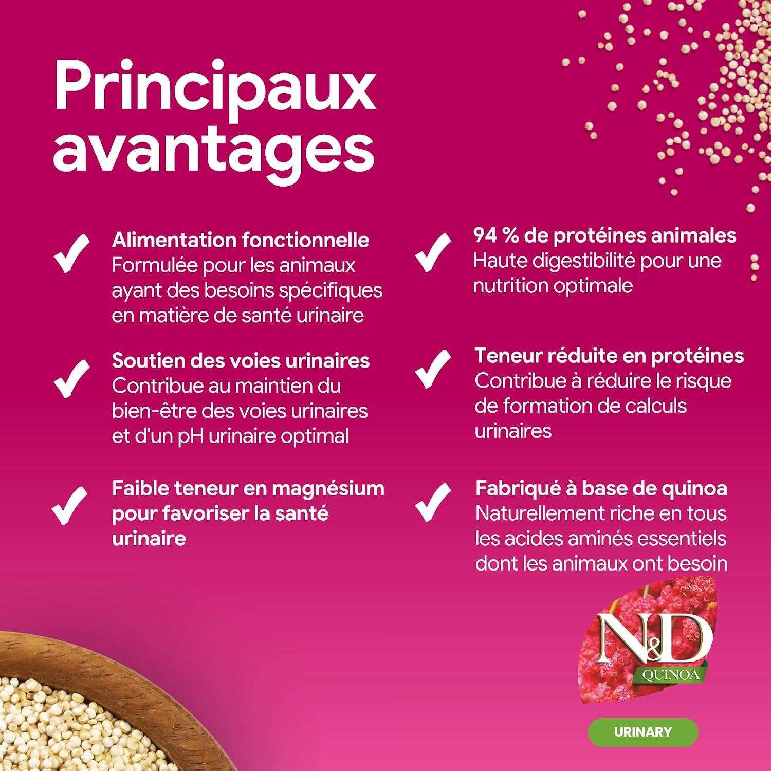Adult Cat Urinary Health Duck and Quinoa Kibble