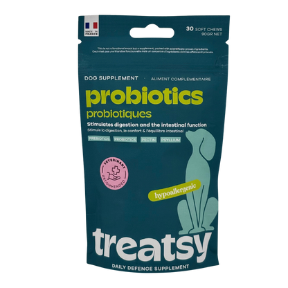 Probiotic food supplement for dogs