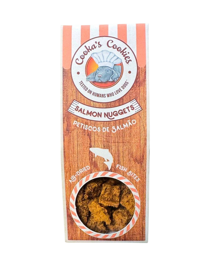 Dried salmon bites