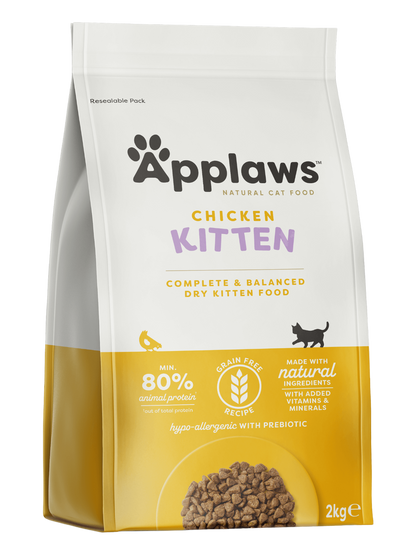 Chicken-flavored cat food