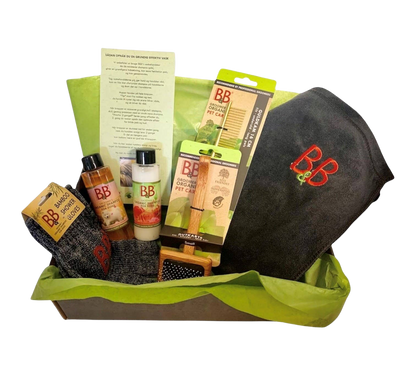 Puppy bath and grooming set