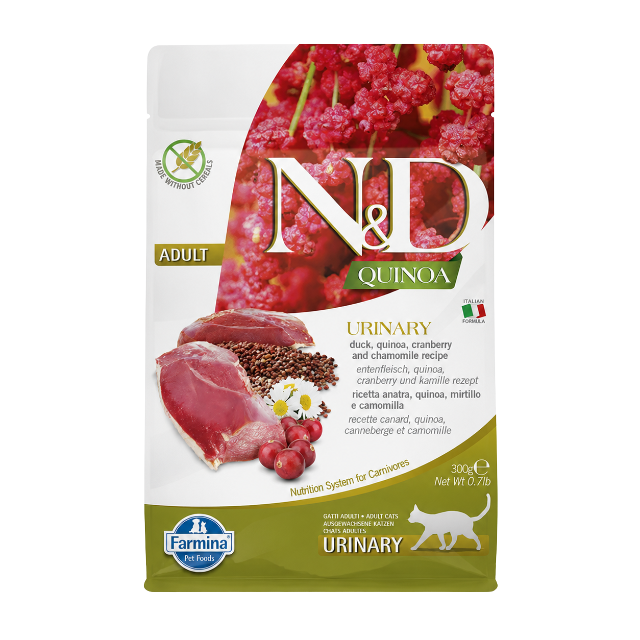 Adult Cat Urinary Health Duck and Quinoa Kibble