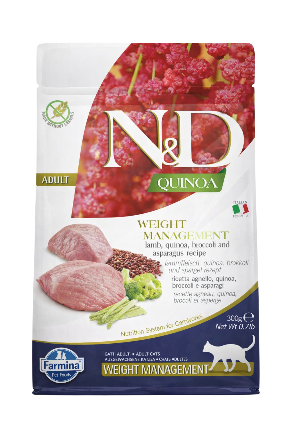 Lamb and Vegetable Kibble - Weight Management for Adult Cats
