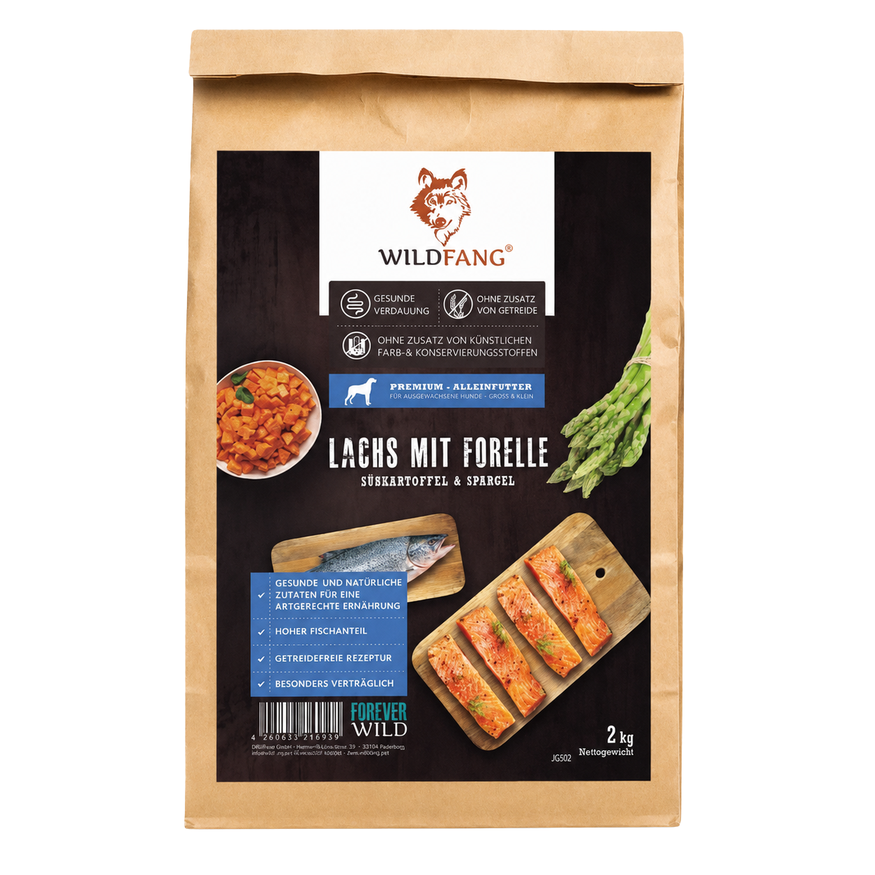 Salmon and Trout Croquettes for Adult Dogs