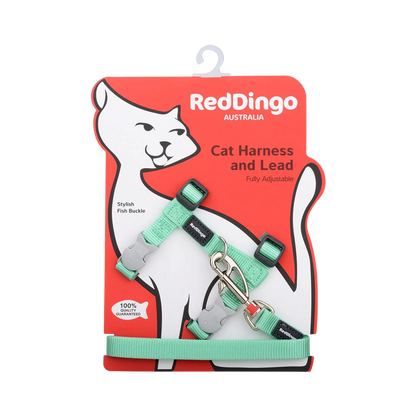 Pastel nylon harness and leash set 