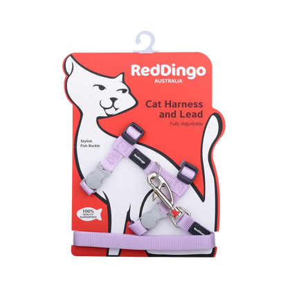 Pastel nylon harness and leash set 