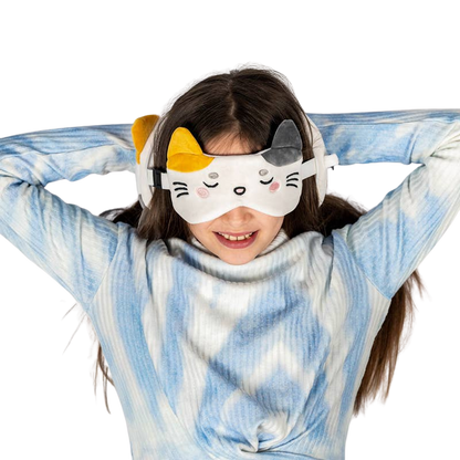 Lola the Cat 2-in-1 Travel Pillow with Mask
