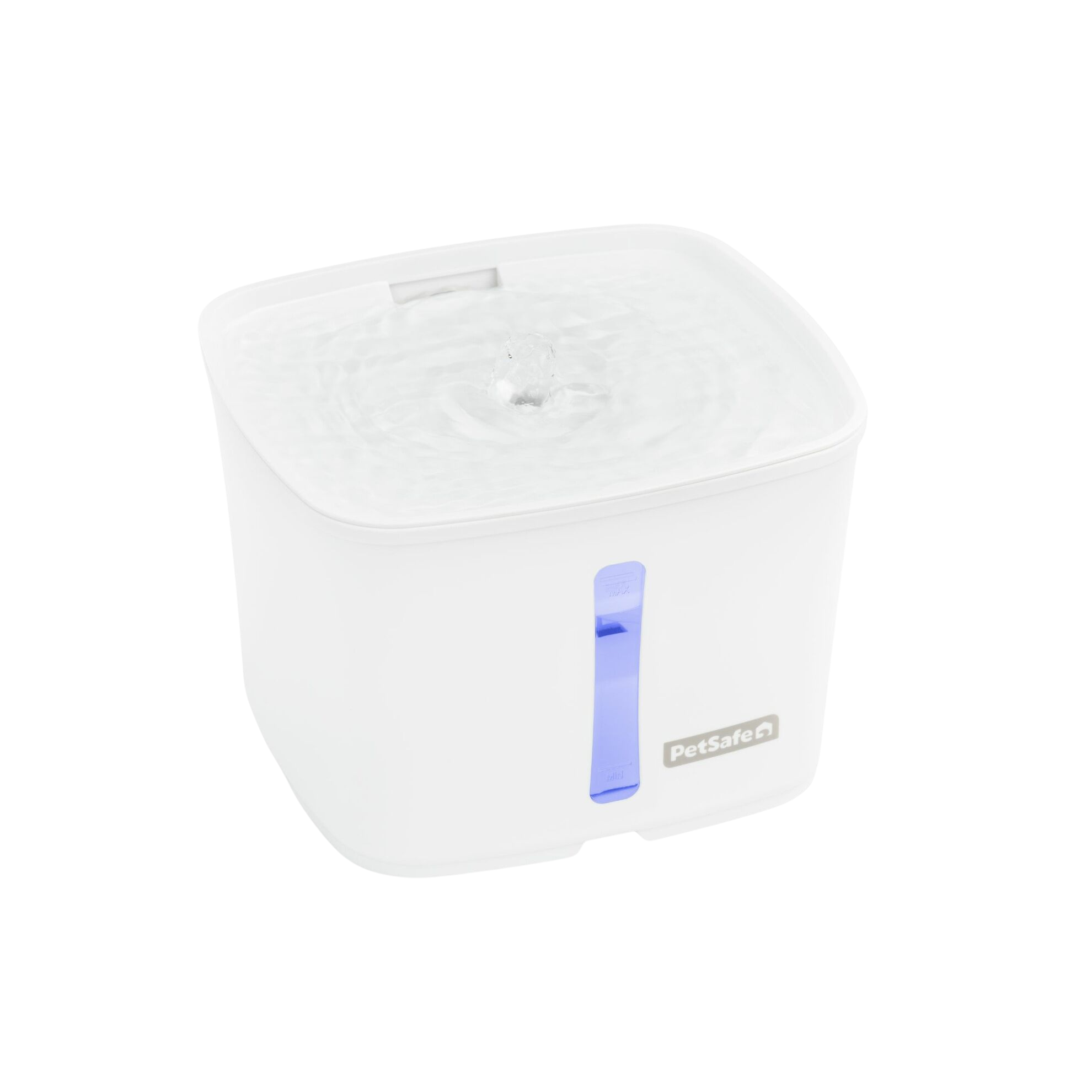 Viva silent water fountain with dual filtration