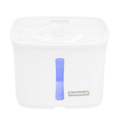 Viva silent water fountain with dual filtration