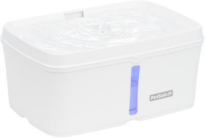 Viva silent water fountain with dual filtration