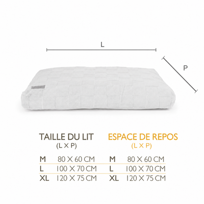 Matelas orthopédique à mémoire de forme pour chiens