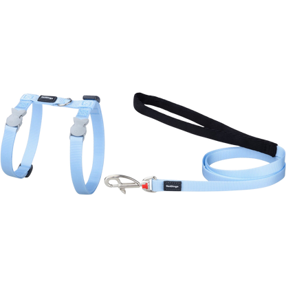 Pastel nylon harness and leash set 