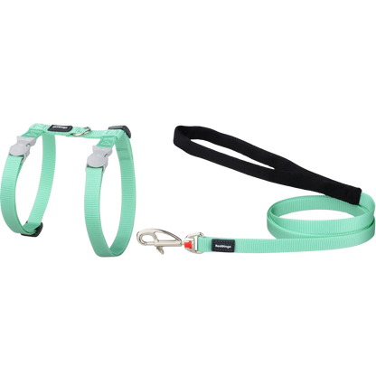 Pastel nylon harness and leash set 