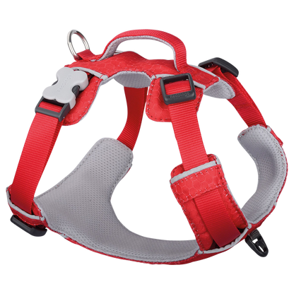 Red sports harness for dogs