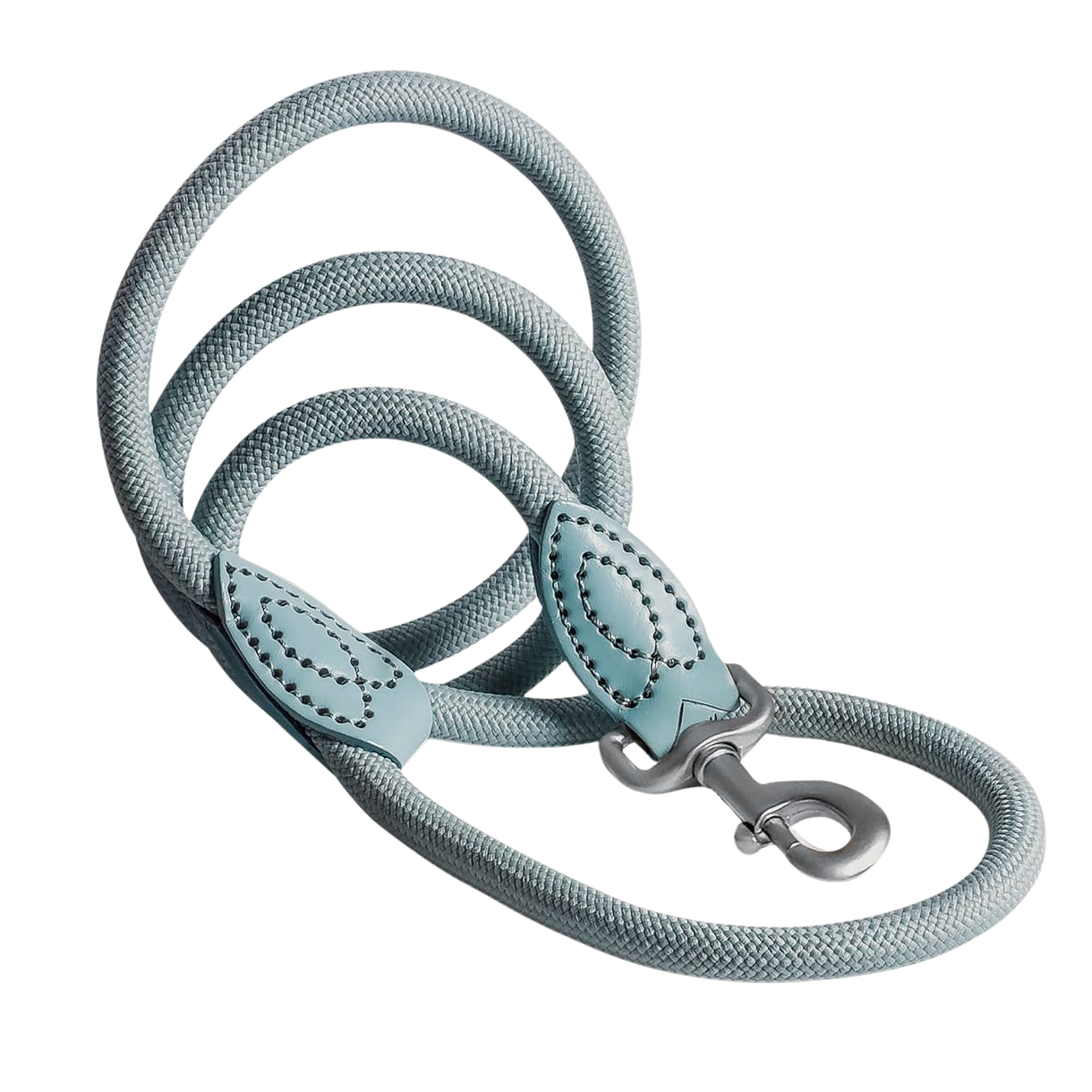 Leash made of polyamide and leather