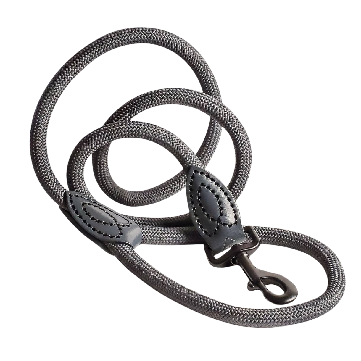 Leash made of polyamide and leather