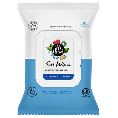 Ear cleansing wipes for dogs