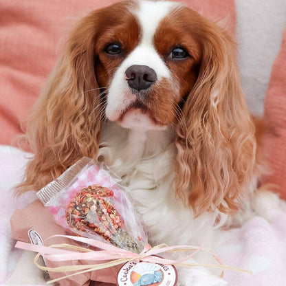 Turkey and cod skin dog treat