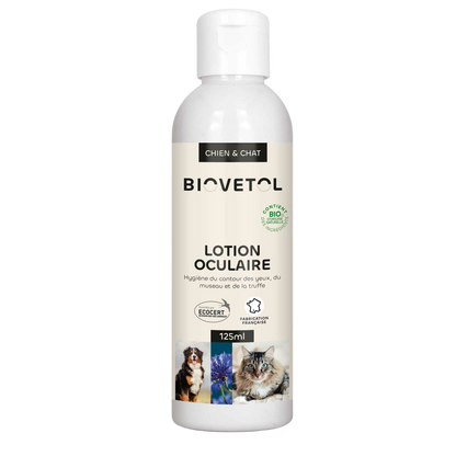 Organic floral water eye lotion