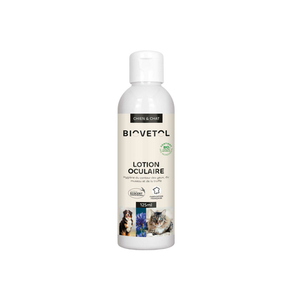 Organic floral water eye lotion