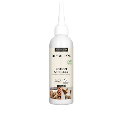 Organic floral water ear lotion