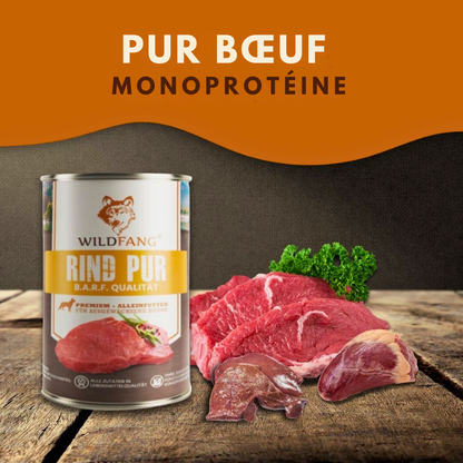 BARF quality pure beef pâté for adult dogs