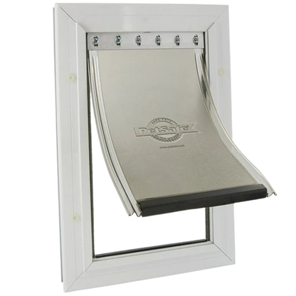 Staywell aluminum passage door with magnetic shutter